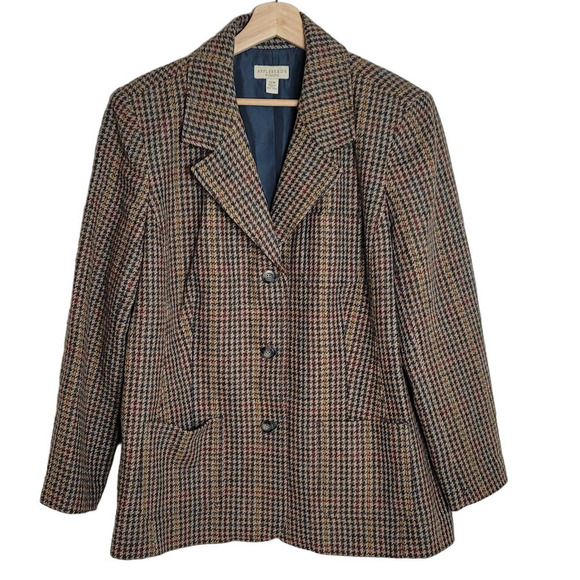 Appleseed's Vintage Wool Jacket Blazer Coat - Picture 2 of 9
